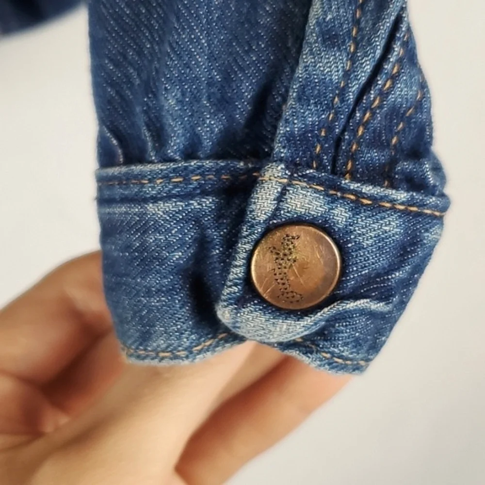 Vintage 50s Wrangler Blue‎ Bell Sanforized Denim Jacket Collectible